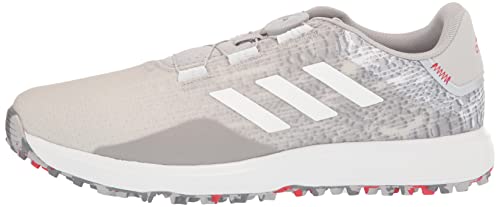 adidas Men's S2G Spikeless BOA Golf Shoes, Grey Two/Footwear White/Grey Three, 12.5