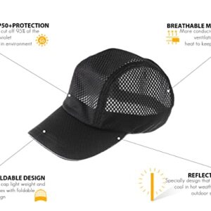 Beautifully Warm Backless Hat – Quick Dry Sport Baseball Hat for Women Black