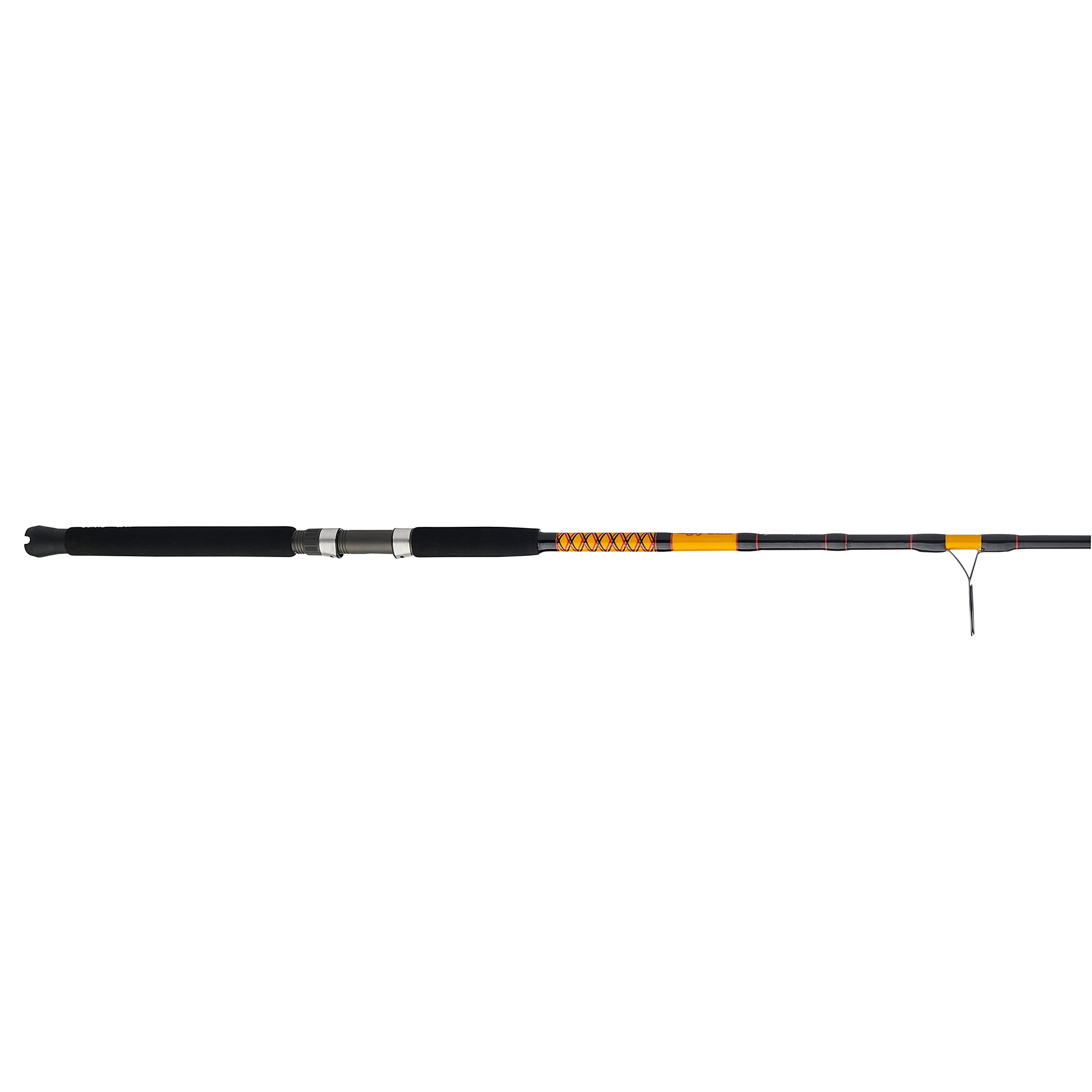 Ugly Stik Bigwater Spinning Fishing Rod,Black/Red/Yellow