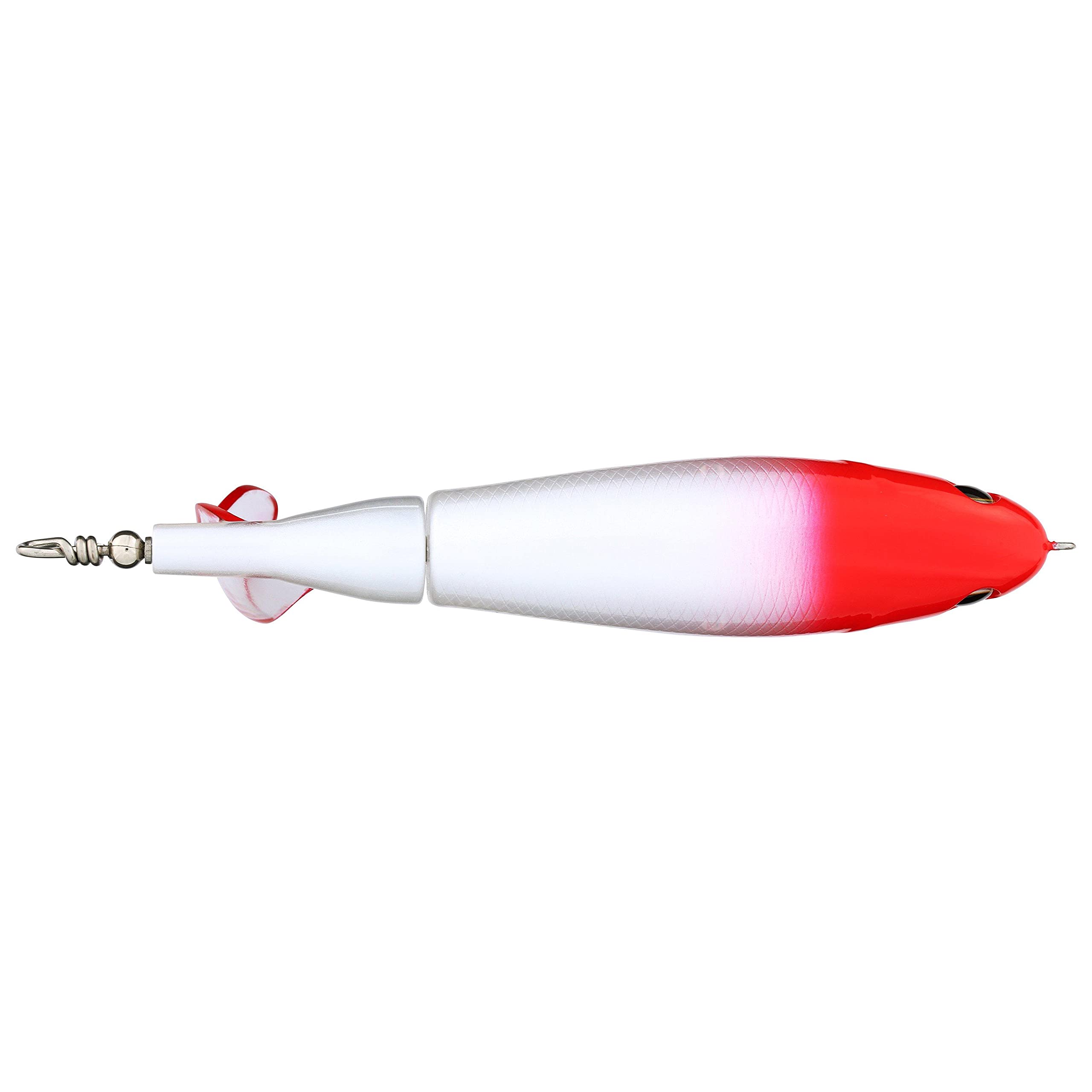 Berkley Choppo Topwater Fishing Lure, Red Head, 1 oz, 120mm Topwater, Enhanced Propeller Surface Area for Maximum Disturbance, Equipped with Sharp Fusion19 Hook