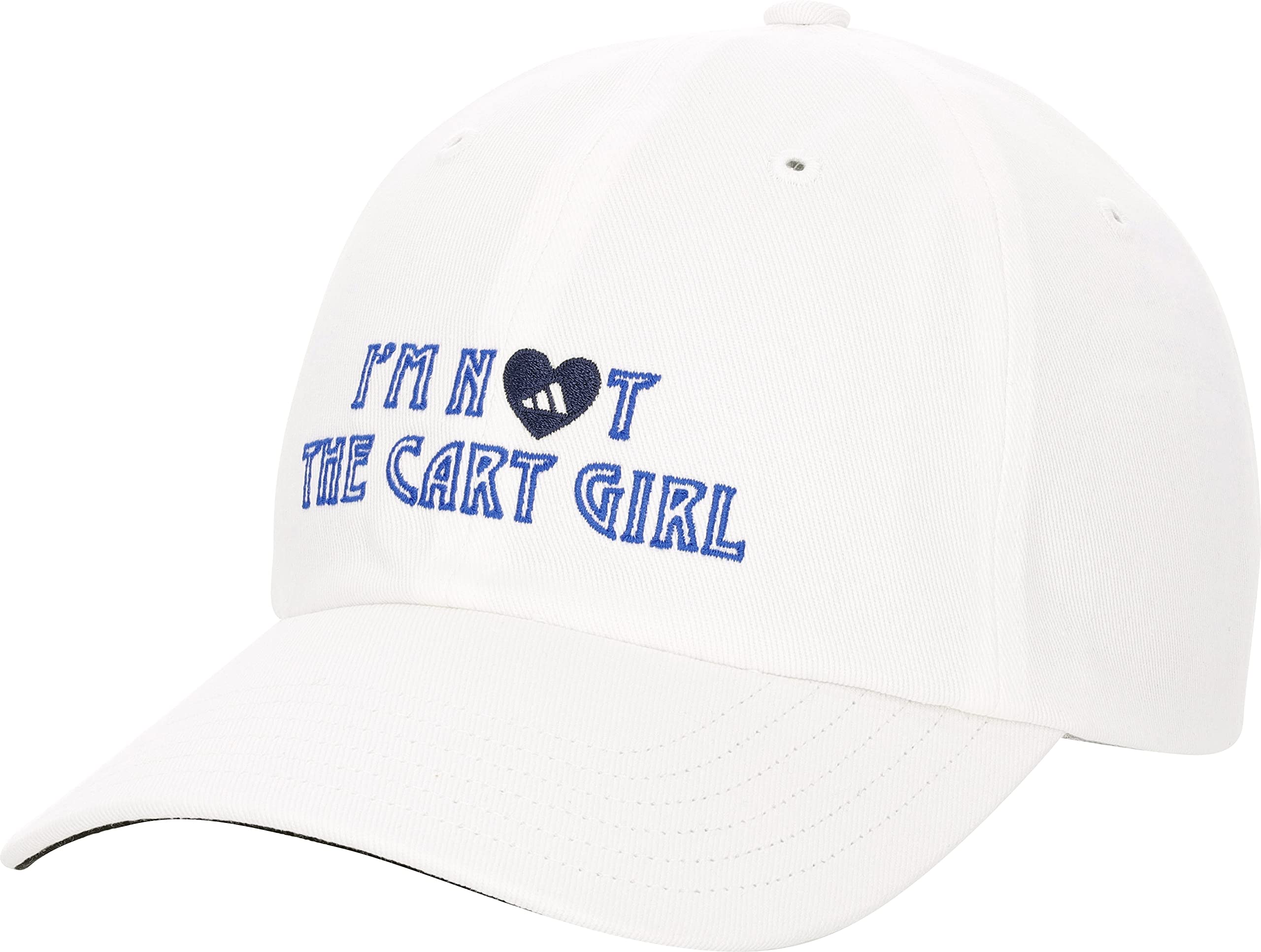 adidas Women's I'm Not The Cart Girl Hat, White, One Size