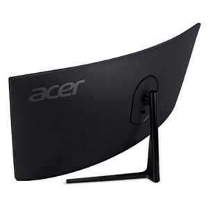 Acer EI342CKR Pbmiippx 34" 1500R 21:9 Curved QHD (3440 x 1440) Zero-Frame Gaming Monitor | AMD FreeSync Premium Pro | Up to 144Hz | 1ms VRB | HDR 400 | 93% DCI-P3 (2 x Display Ports & 2 x HDMI Ports)