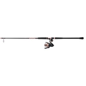 PENN Passion II Spinning Reel and Fishing Rod Combo, Black/Rose Gold, 5000 Size Reel - 7' - Medium Heavy - 1pc