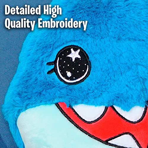 Ontel Star Belly Dream Lites, Stuffed Animal Night Light, Snuggly Blue Shark - Projects Glowing Stars & Shapes in 6 Gentle Colors, As Seen on TV