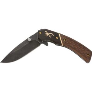 browning 3220390: knife, hunter drop point folder