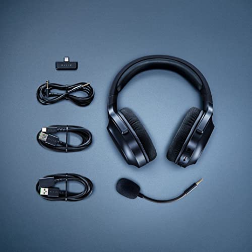 Razer Barracuda X Wireless Multi-Platform Gaming and Mobile Headset (2021 Model): 250g Ergonomic Design - Detachable HyperClear Mic - 20 Hr Battery - Compatible w/PC, PS5, Switch, & Android - Black