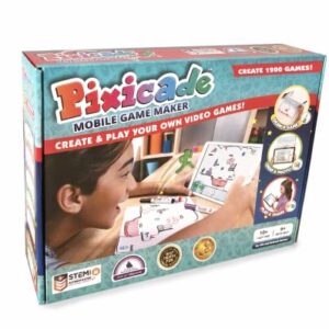 Pixicade Video Game Maker | STEM Kit to Create & Play Your Own Video Games | Educational Toy for Girls and Boys Ages 6+ | Creative & Learning Fun | Draw Your Own Video Game & Bring it to Life