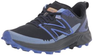 new balance women's fuelcell summit unknown v3 trail running shoe, black/vibrant violet/vibrant spring glo, 11 wide