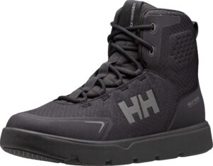 helly-hansen mens canyon ullr boot high top lighigh topweighigh top waterproof hiking sneaker boots, 990 black/gunmetal/neon orange, 8.5