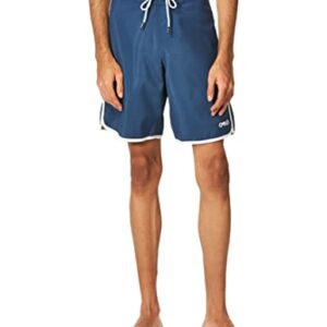 Oakley Men's Solid Crest 19" Boardshort, Poseidon, 36