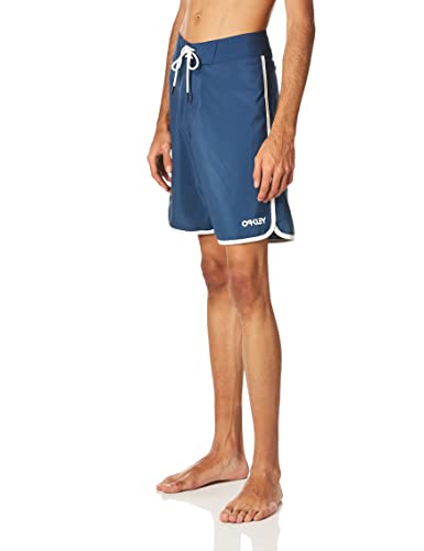 Oakley Men's Solid Crest 19" Boardshort, Poseidon, 36