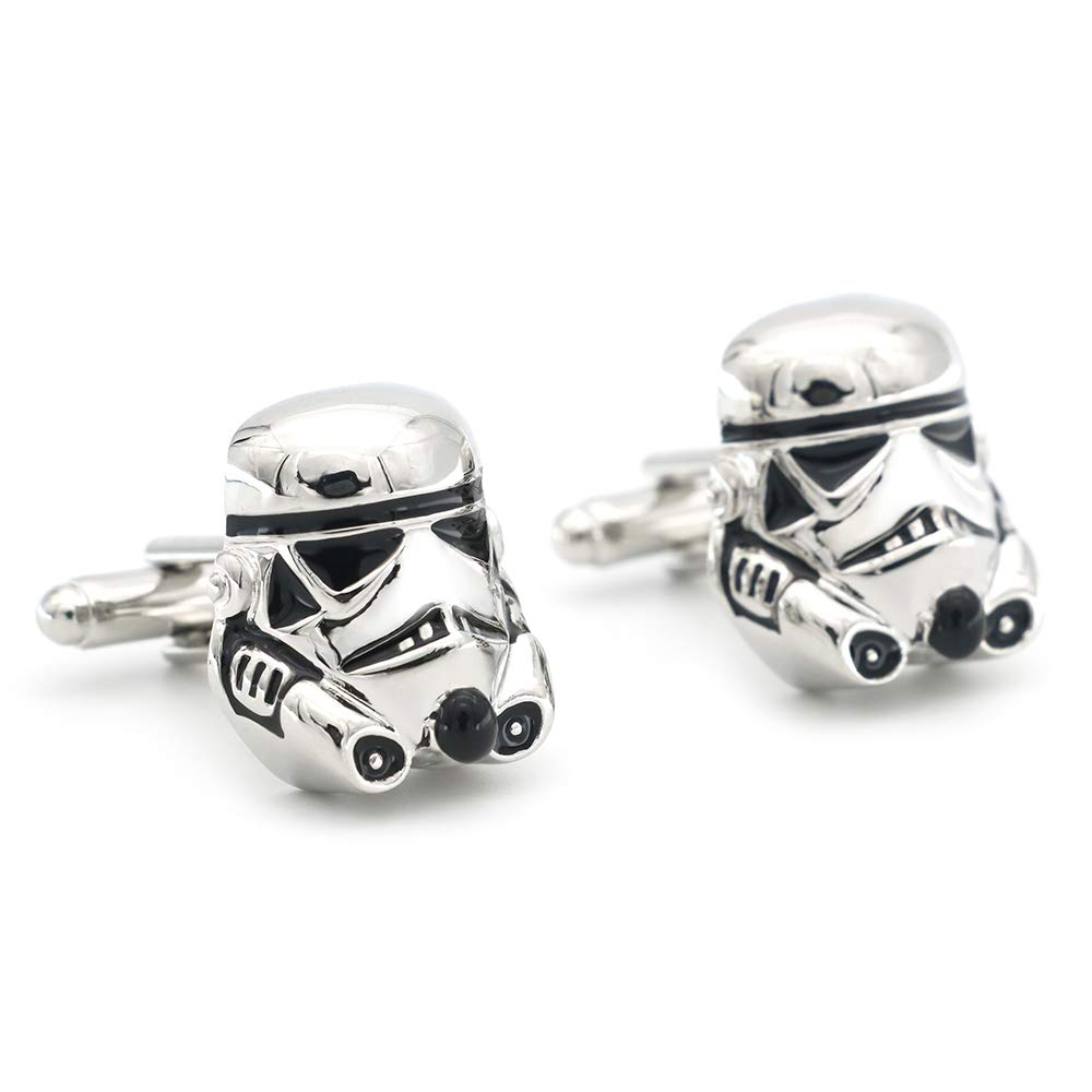 iGame Movie Star Cuff Links 3D Film Warrior Design Vintage Cufflinks with Gift Box