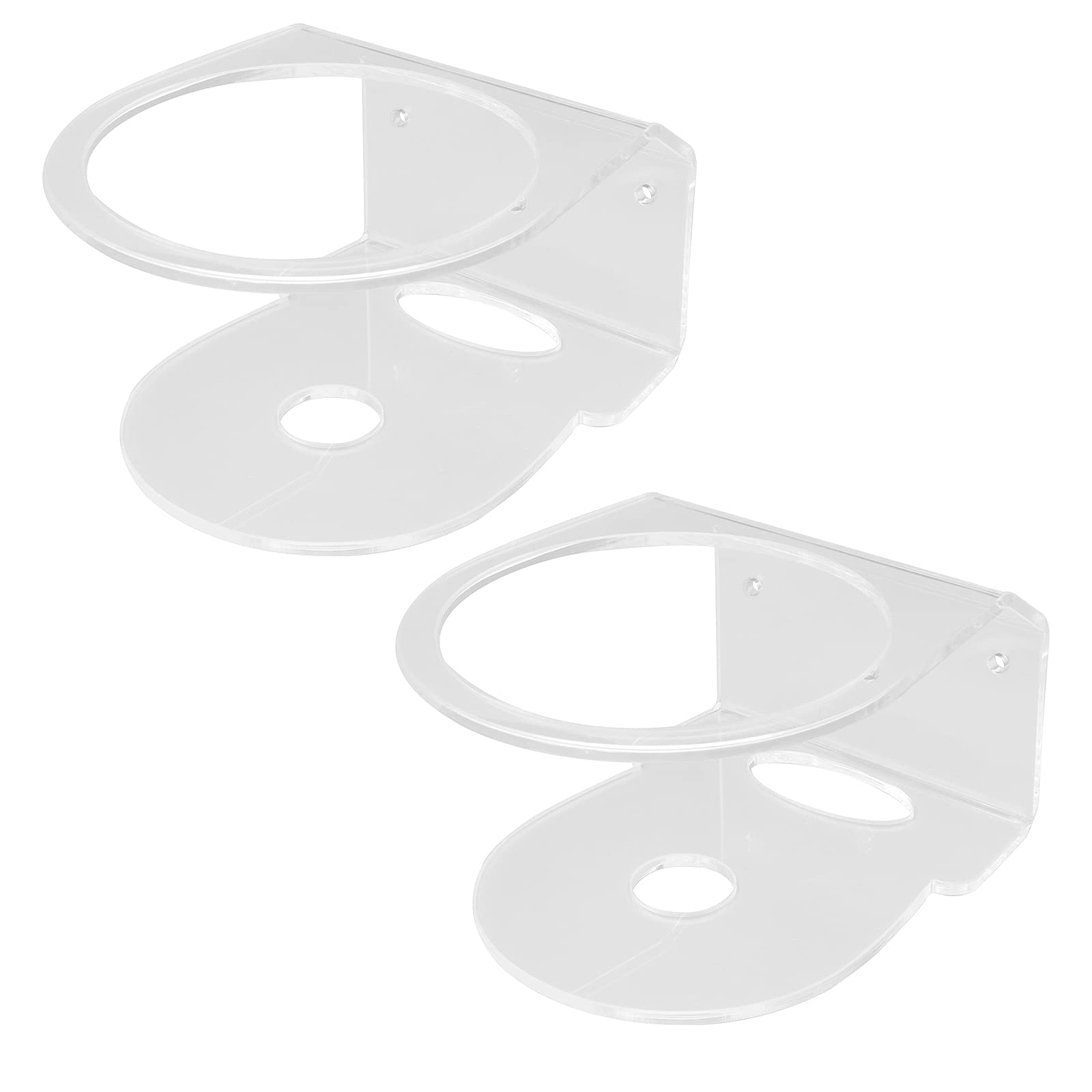 HOLACA Wall Mount Holder for TP-Link Deco X90 WiFi 6 Mesh WiFi(AX6600) Compatible Linksys 6E,Simple and Sturdy Acrylic Wall Mount Holder Stand Bracket (2Pack)