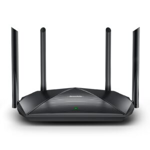 Speedefy WiFi 6 Router, AX1800 Smart WiFi Router, 4-Stream Dual Band Wireless Router for Home Internet & Gaming, 1.5GHz Quad-Core CPU, MU-MIMO, OFDMA, Parental Control, VPN, IPv6 (Model KX450)