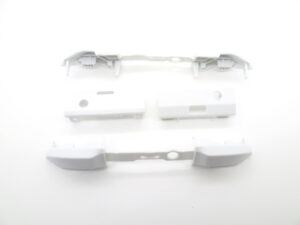 lb rb bumper button home guide surround replacement compatible with xbox series s controller white (2pcs)