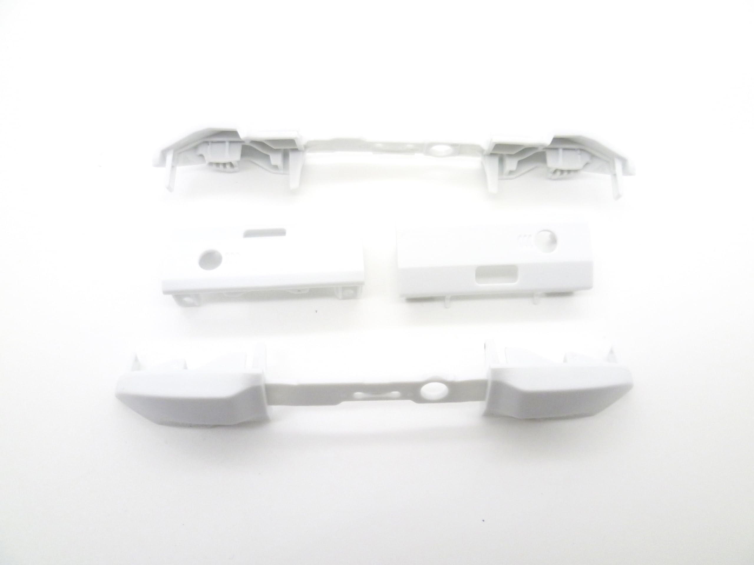 Lb Rb Bumper Button Home Guide Surround Replacement Compatible with Xbox Series S Controller White (2pcs)