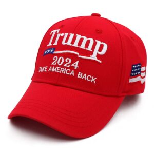 FANELIK Unisex-Adults Trump 2024 Hat Donald Trump Hat 2024 Keep America Great Hat MAGA Camo Embroidered Adjustable Baseball Cap