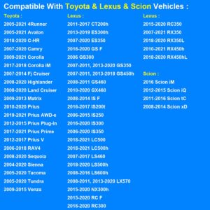 Camshaft Position Sensor, Cam Sensor Replace 2CAM0057, 180-0499 Compatible with Toyota Lexus - 4Runner Avalon Camry Corolla Highlander Matrix Prius RAV4 Sequoia Sienna Tacoma Tundra ES350 RX350, More