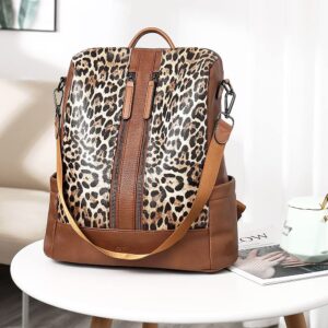 CLUCI Backpack Purse for Women Fashion Leather Backpack Convertible Large Travel Ladies Casual College Shoulder Bag