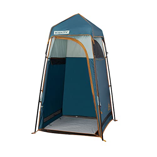 Kelty Discovery H2GO Privacy Shelter, Campsite Shower and Changing Shelter, Zippered Entry, Steel Pole Frame, Freestanding (Iceberg Green)