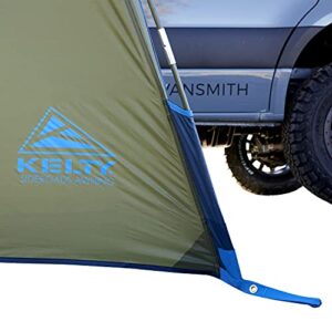 Kelty Sideroads Awning Shelter for Car Camping, Tailgating, and Summer Beach Trips, Protection from Elements and UV, Universal Mount, Sturdy Steel Frame, Easy Setup