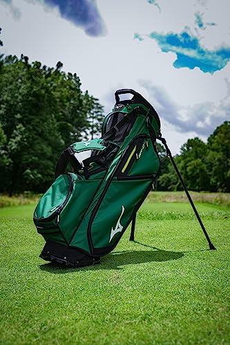 Mizuno BR-D4 6-WAY Stand Bag, White-Black