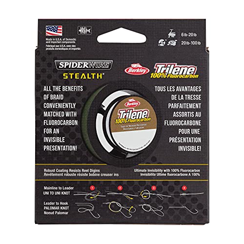 Spiderwire Berkley FireLine® Superline, Moss Green/Clear, 8lb | 3.6kg, 125yd | 114m Fishing Line, Suitable for Freshwater Environments