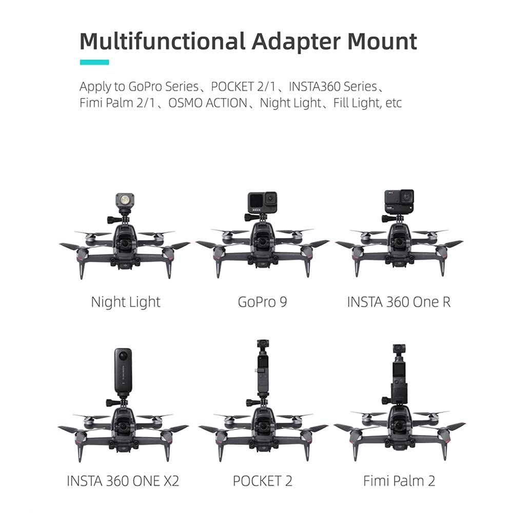 Nightlight LED Position Light for FPV Drone Night Fill Light with Mount Compatible with DJI FPV Combo