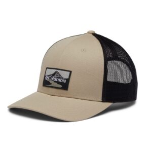 columbia women's mesh snap back - high, ancient fossil peak2river, one size