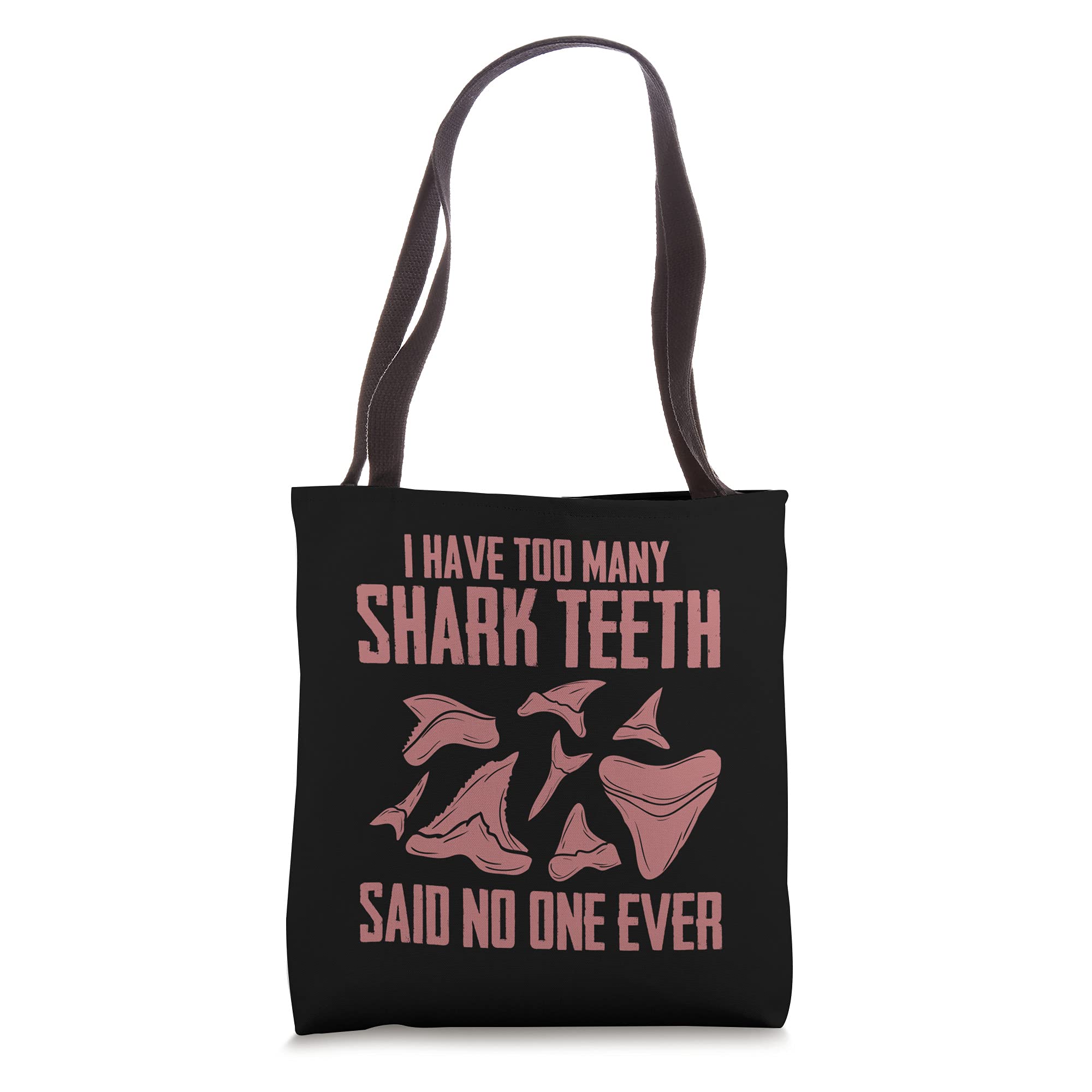 Cool Shark Teeth Collector Gift Funny Shark Teeth Hunting Tote Bag