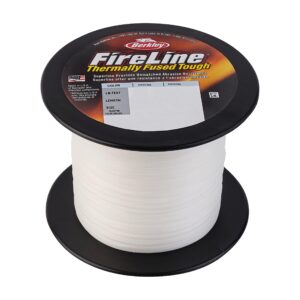 berkley fireline® superline, crystal, 6lb | 2.7kg, 1500yd | 1371m fishing line, suitable for freshwater environments