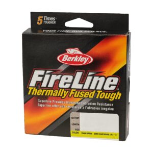 Berkley FireLine® Superline, Flame Green, 14lb | 6.3kg, 125yd | 114m Fishing Line, Suitable for Freshwater Environments