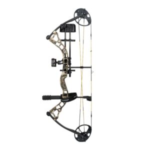 diamond archery infinite 305 adjustable fully accessorized hunting compound bow - 7-70 lbs draw weight, 19"-31" draw length, 305 fps, right hand, mossy oak