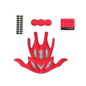 PAXLamb Foam Padding Kit 21PCS Head Protection Liner Inner Protective Pads Net Replacement Pad Cushion Mat Set for Bike Bicycle Motorcycle Cycling Riding Sport Helmets (Red)