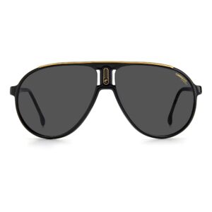 Carrera Unisex Sunglass Style Champion65/N Pilot, Black/Grey, 62mm, 12mm