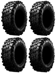 full set of maxxis carnivore radial (8ply) atv tires 31x10-15 (4)