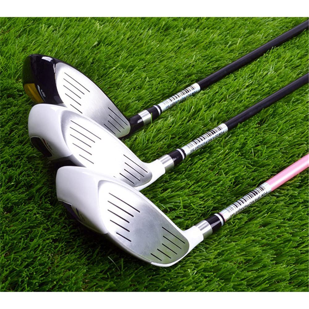 Wood Golf Club Kids 1# Golf Clubs Rod Golf Wood Driver Fairway Woods Junior Golf Putter 32''-36'' for 3-12 Years Old Girls Boys (Black&White,34'' for 6-8Y)