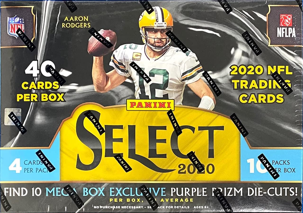 2020 Panini Select NFL Football MEGA box (10 pks/bx)