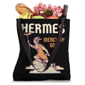 Hermes God Greek Mythology - Mercury God Zeus Son Tote Bag