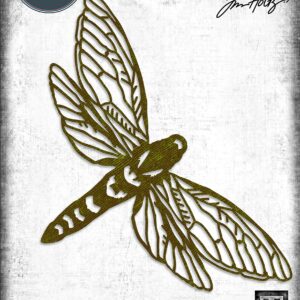 Sizzix Thinlits Die - Perspective Moth by Tim Holtz, 665434