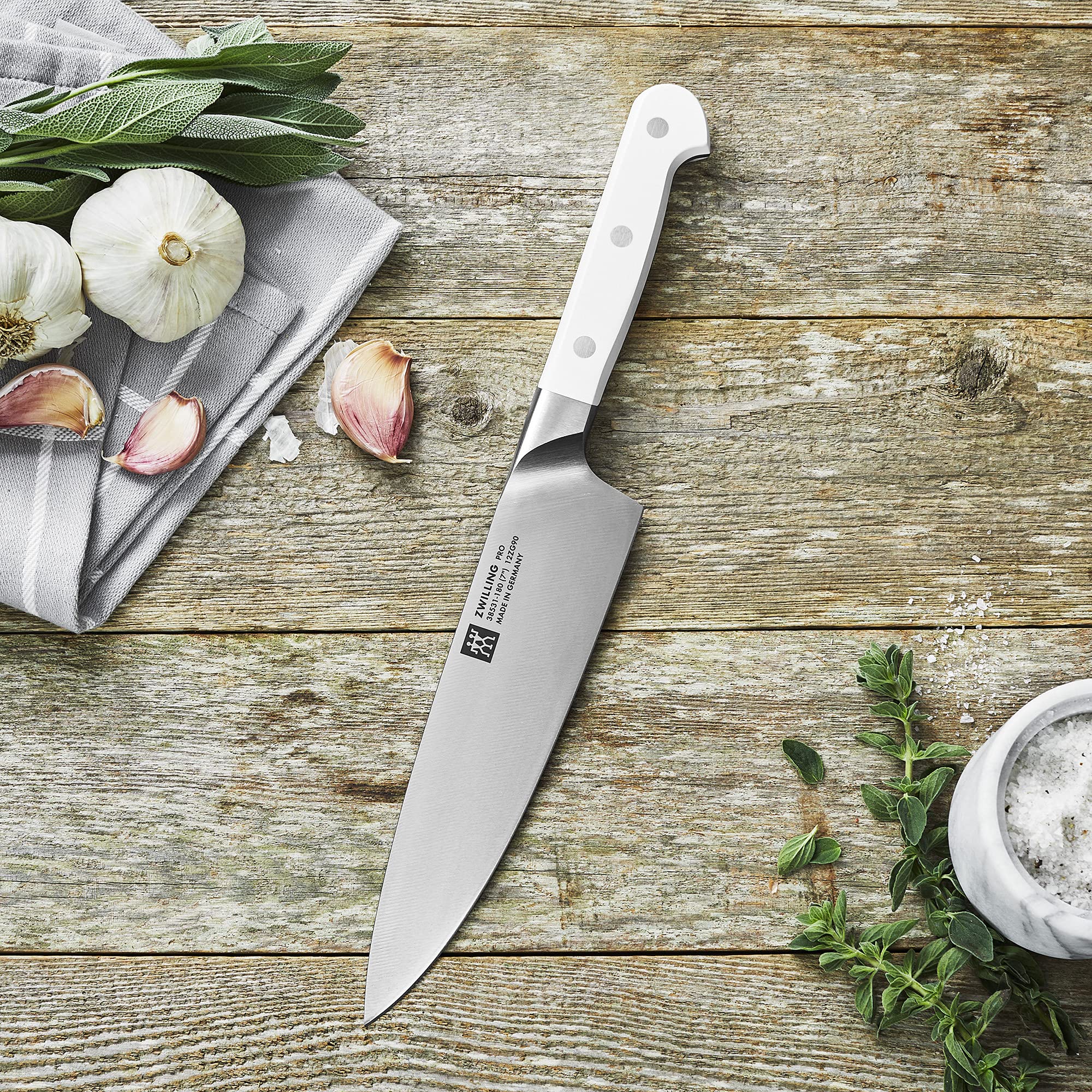 ZWILLING Pro Le Blanc 7-inch Slim Chef's Knife