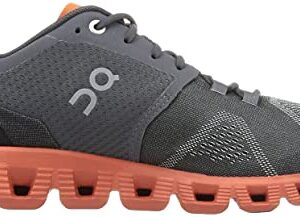 On Running Men's Cloud X Textile Synthetic Shoes, Rust/Rock, Size 13 M US