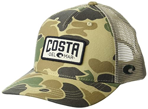 Costa Del Mar Camo Duck Trucker Hat, One Size