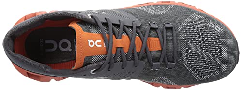 On Running Men's Cloud X Textile Synthetic Shoes, Rust/Rock, Size 13 M US