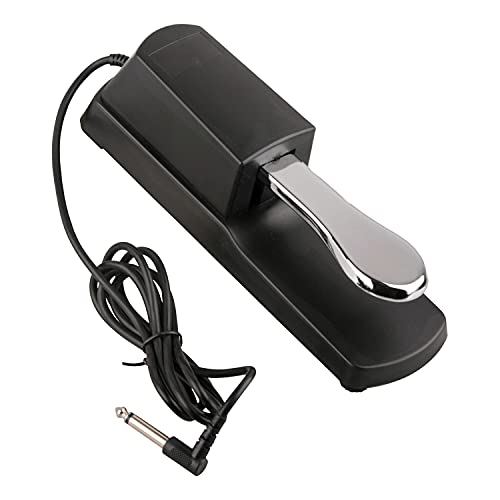 Sustain Pedal, Professional Damper Foot Pedal, Universal Piano Foot Pedal for Piano Midi Electronic Keyboards