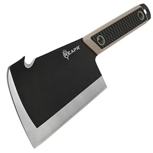 Reapr 11016 Versa Cleavr, Cleaver Knife for Meat Cutting, Vegetable Cleaver Knife, Tactical Hatchet, Survival Knife With Sheath, Camping Machete