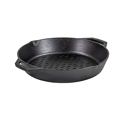 Lodge 12" Cast Iron Dual Handle Grill Basket