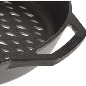 Lodge 12" Cast Iron Dual Handle Grill Basket