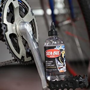 STA-BIL SPORT Bike Chain Cleaner & Lubricant - Prevents Rust on Chains, Cables, and Derailleurs, Premium Lubricant, Easy to Apply, Preserves Bike Chains, 8oz (22406)