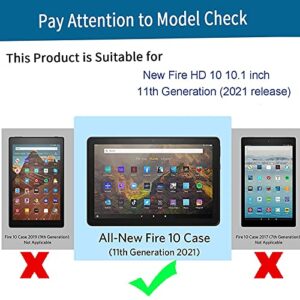 Fire HD 10 Case 2021,Fire HD 10 Plus Tablet Case (11th Generation, 2021 Release), Multi-Angle Slim Stand Smart Cover Cases for New Amazon Kindle Fire HD 10 10.1"- I can do All Things Through Christ